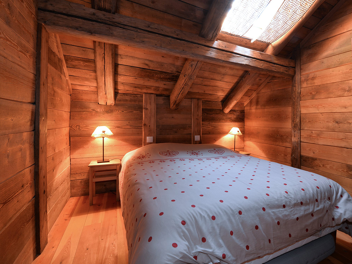 Chambre principale, Gîte Jorasse